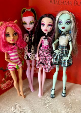 Pack 4 Monster High Antiguas