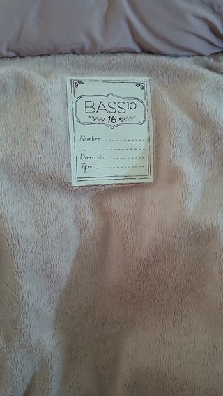 Abrigo rosa palo con capucha talla 16 niñas