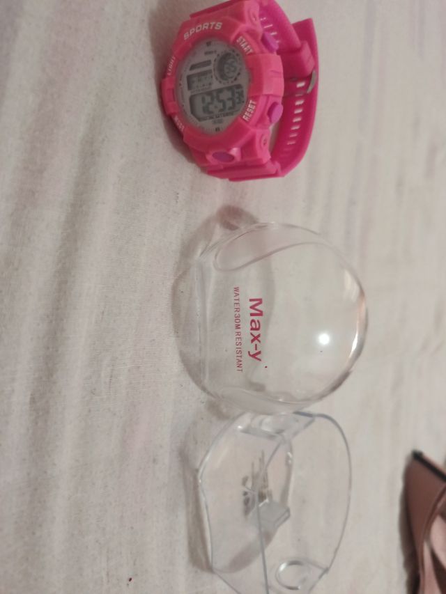 Reloj Digital Deportivo Rosa