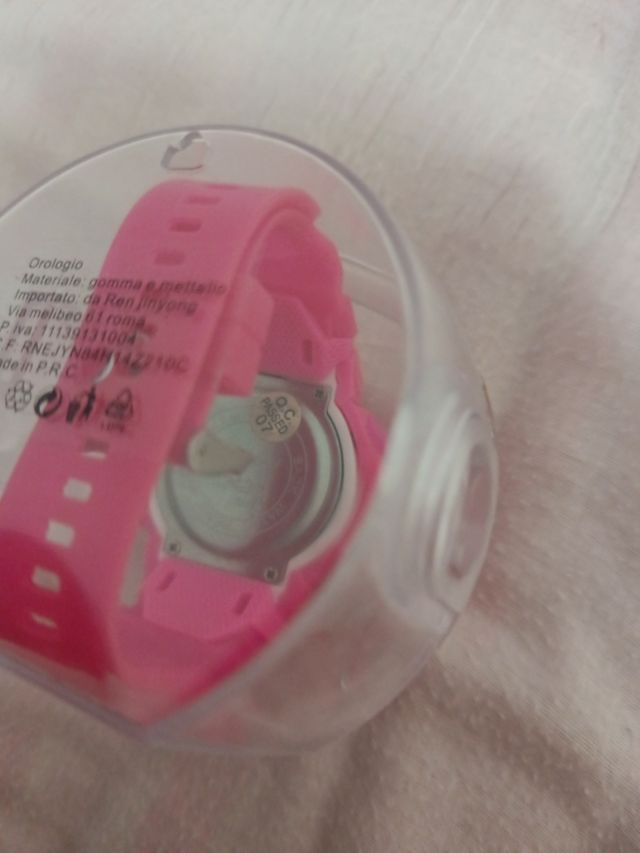 Reloj Digital Deportivo Rosa
