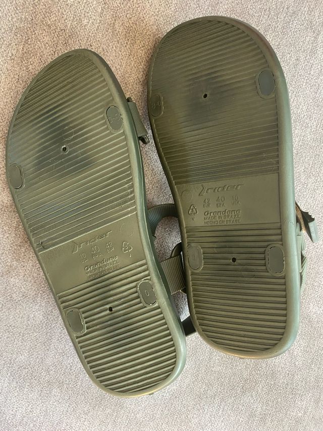 Sandalias Rider T42 Verde Oliva