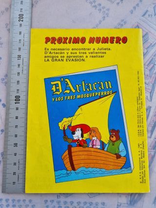 Comic D'Artacan y los tres Mosqueperros 9. Montena