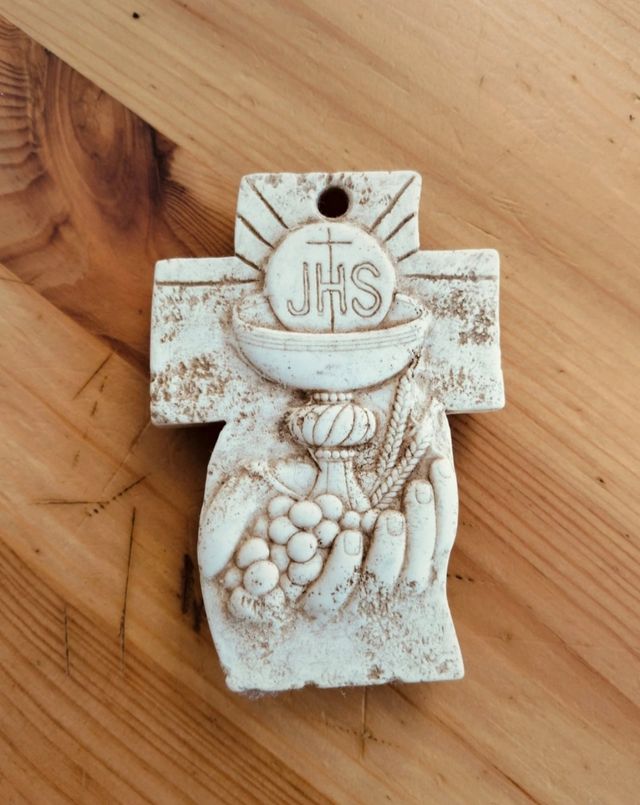 Croce comunione d'appoggio vintage, religioso