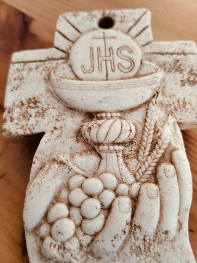 Croce comunione d'appoggio vintage, religioso