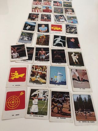 40 Cromos Campeones Deporte Mundial 74