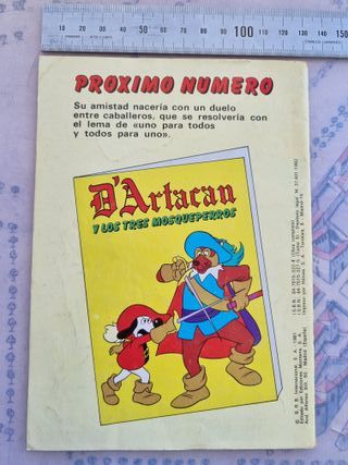 Comic D'Artacan y los tres Mosqueperros 5. Montena