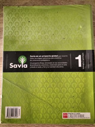Biología y geología. 1 Bachillerato. Savia (Spa...