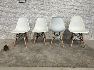 Pack 4 Sillas Blancas Plástico