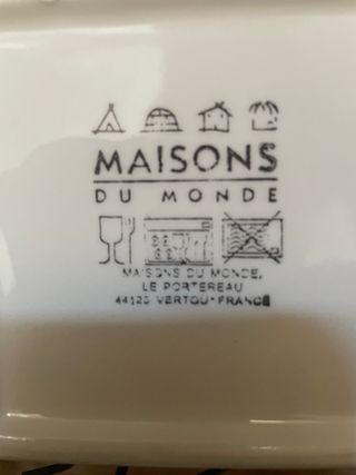 Platos Aperitivo Cerámica maison du monde