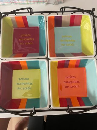 Platos Aperitivo Cerámica maison du monde