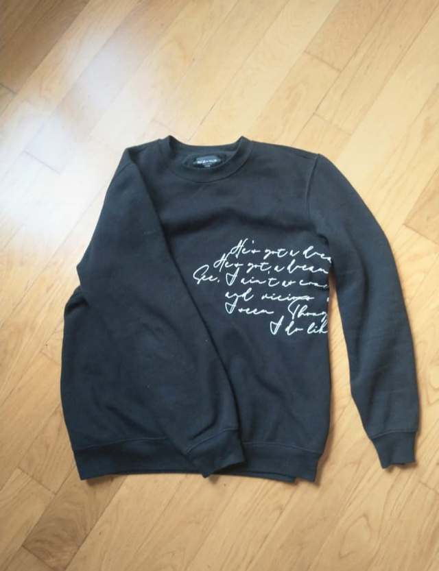 Felpa uomo Piazza Italia S nera