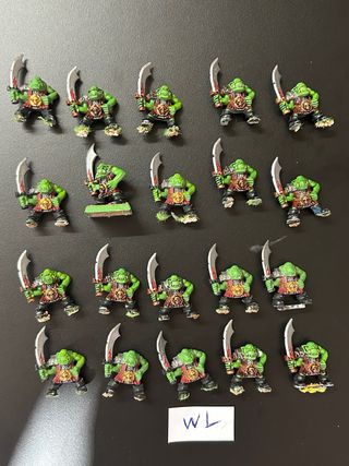 20 Orcos Clásicos Warhammer Orcos y Goblins