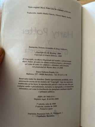 Harry Potter y la cámara secreta (Spanish Edition)