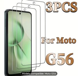 Funda y protector de vidrio para Motorola Moto G56