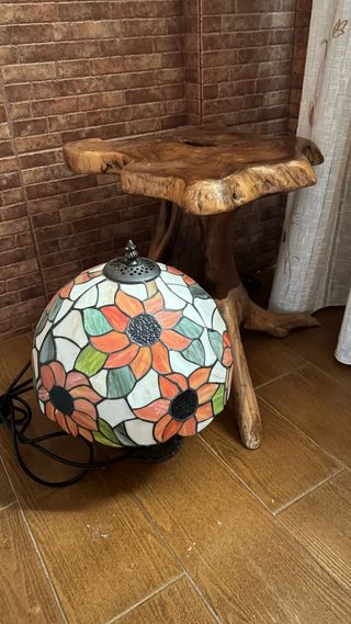 Set di comodini rustici in legno