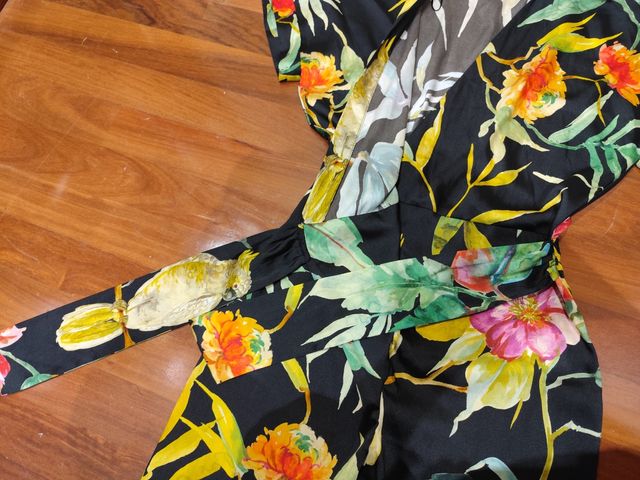 Mono Zara estampado floral. Xs( ver medidas)