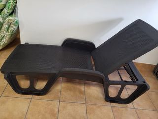 Hamacas de exterior con cojín estampado