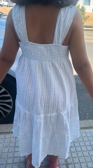 Vestido Blanco Zara Niña