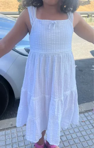 Vestido Blanco Zara Niña