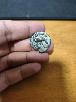 Moneda Romana Triassaria Gallieno Rara