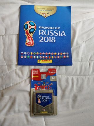 Caderneta e 23 Packs de 8 saquetas Mundial 2018