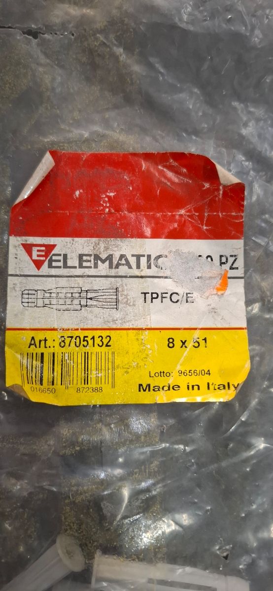 Tacos para pared (Anclajes)