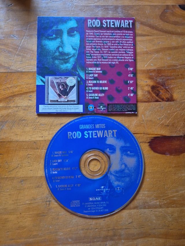 CD Rod Stewart Grandes Mitos