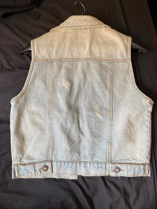Chaleco Vaquero Desgastado