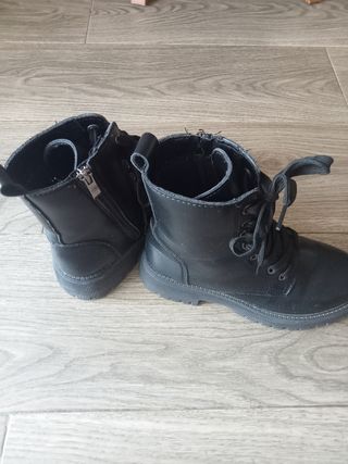 Botas tobilleras negras talla 36