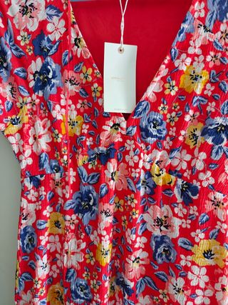 Vestido estampado floral Springfield 