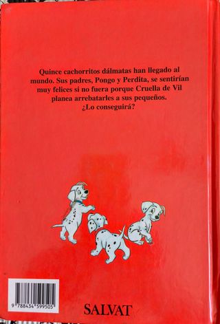 101 DALMATAS. Ed. SALVAT. ISBN: 9788434599505