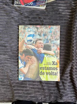 Periódico La Voz de Galicia ascenso deportivo 2012