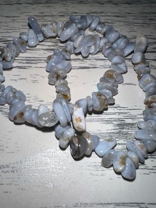 Pulsera de chip de calcedonia
