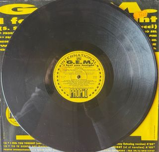 Vinilo G.E.M. I feel you tonight . TEMAZO 90entero