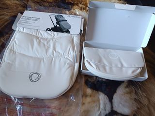 Conjunto Fresch White bugaboo capota,saco cam/fox
