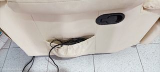 Sillon de masaje abatible con calor