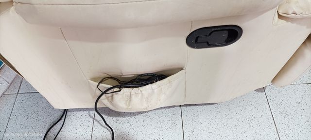 Sillon de masaje abatible con calor