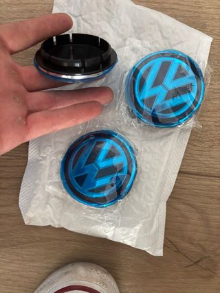 Tapacubos Volkswagen 65mm Azul