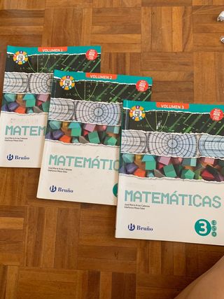 Matemáticas 3 ESO 3 volúmenes Proyecto 5 etapas