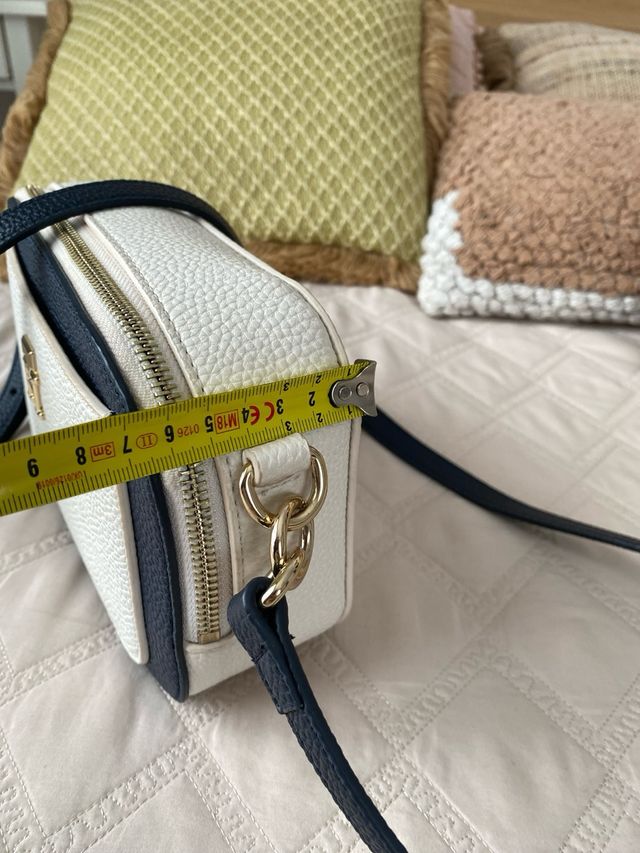 Bolso Bandolera Tommy Hilfiger Blanco y Azul