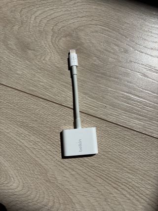 Adaptador Audio + Carga Apple iPhone Ligthning
