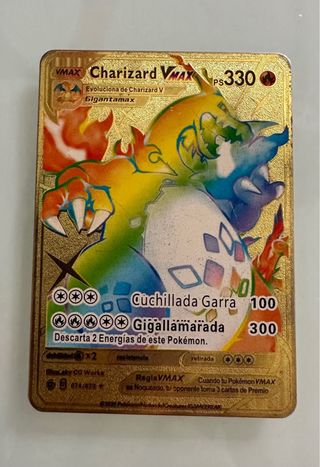 Cartas Pokémon Doradas Metálicas V VMAX