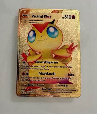Cartas Pokémon Doradas Metálicas V VMAX