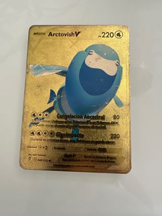 Cartas Pokémon Doradas Metálicas V VMAX