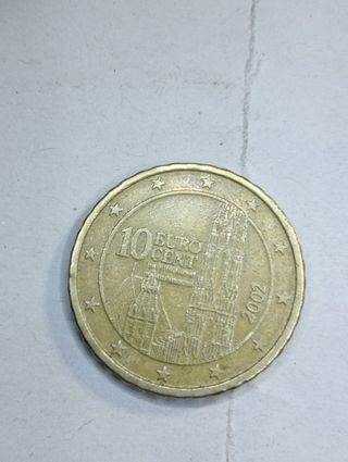 2 Monedas 10 Céntimos Austria 2002