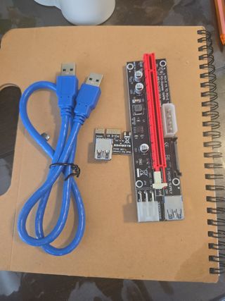 Adaptador PCIe Riser USB 3.0