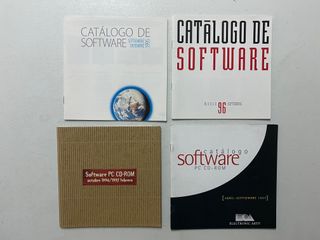 4 Catálogos Videojuegos PC Electronic Arts 95-97