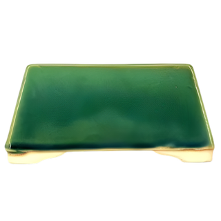 Maceta Cerámica Verde 13x13x8cm