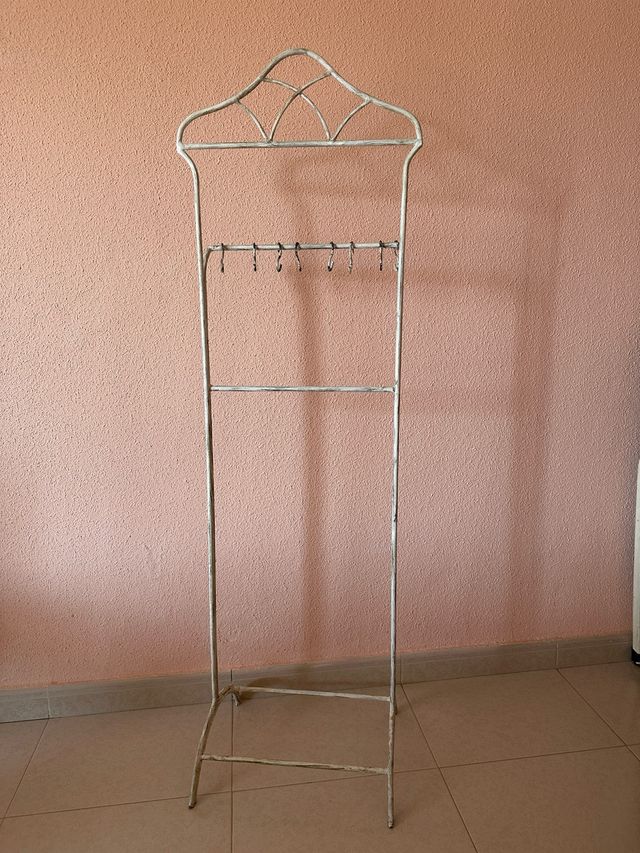 Burro perchero decorativo de metal