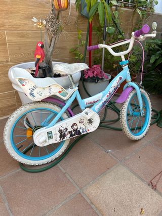 Bicicleta infantil azul
